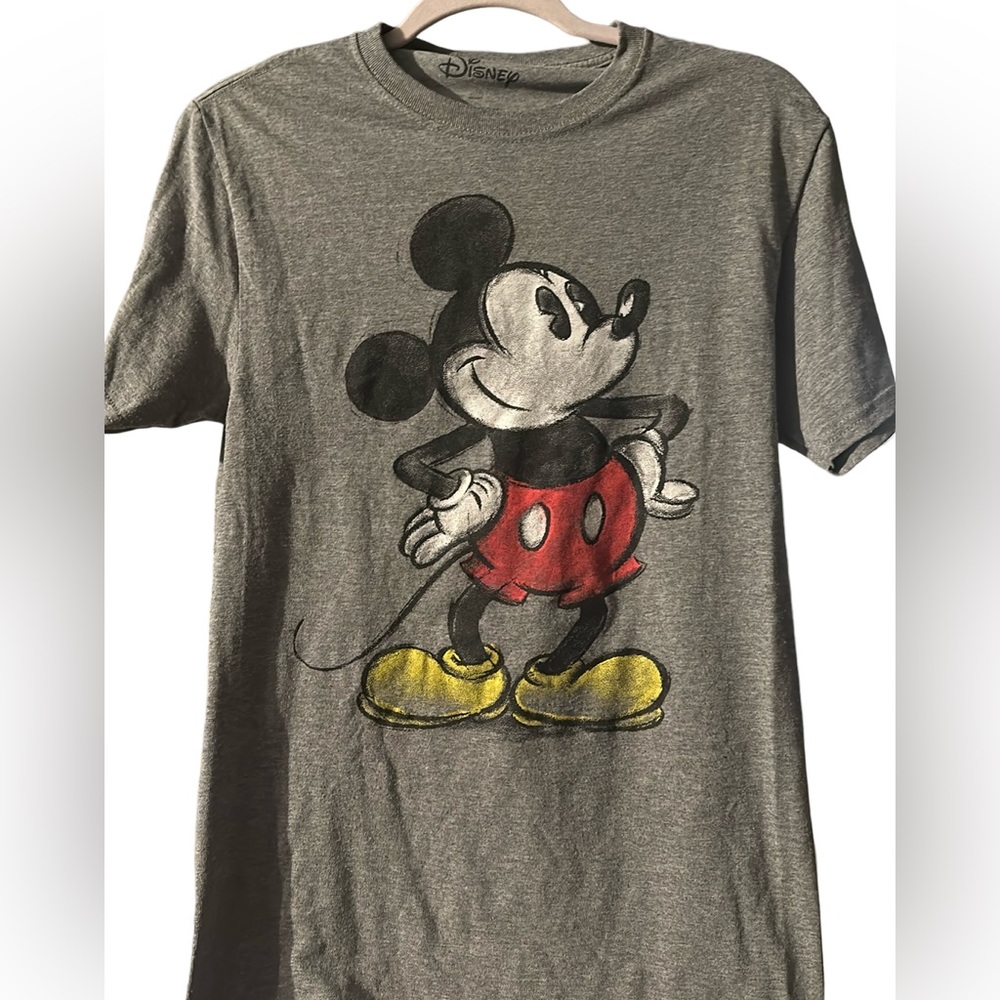 Gray Mickey Mouse shirt